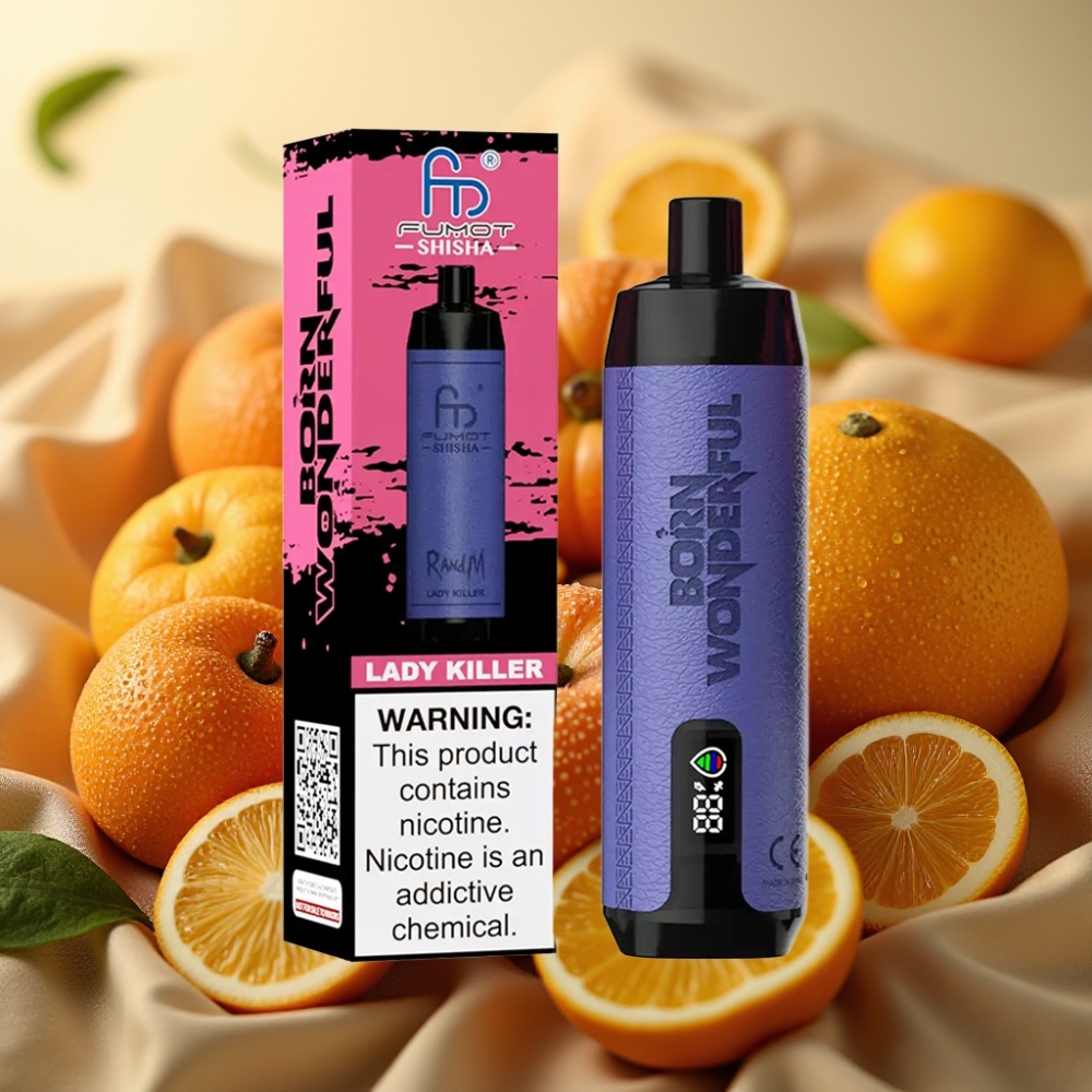 RandM Fumot Shisha 10000 Puffs 18ml 850mAh 06ohm Lady Killer (Ubojica Žena)