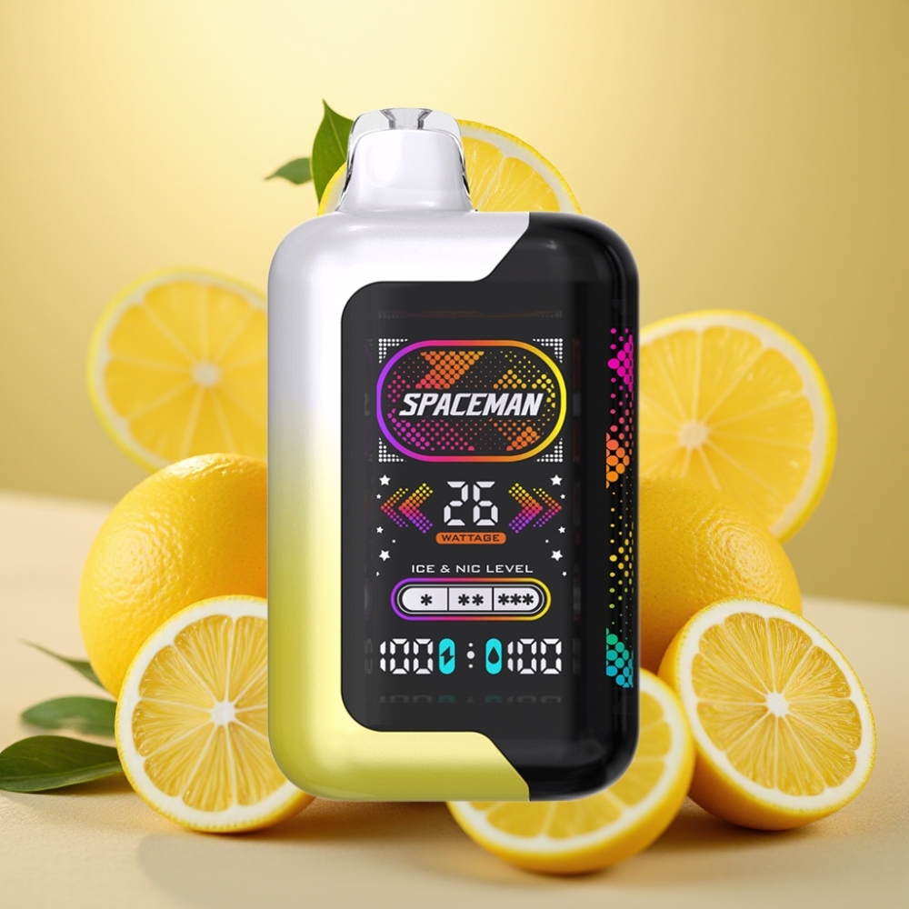 SMOK Spaceman SP40000 0 Nikotin 20ml Limunada 40000 Puffova Dual Coil LED Ekran