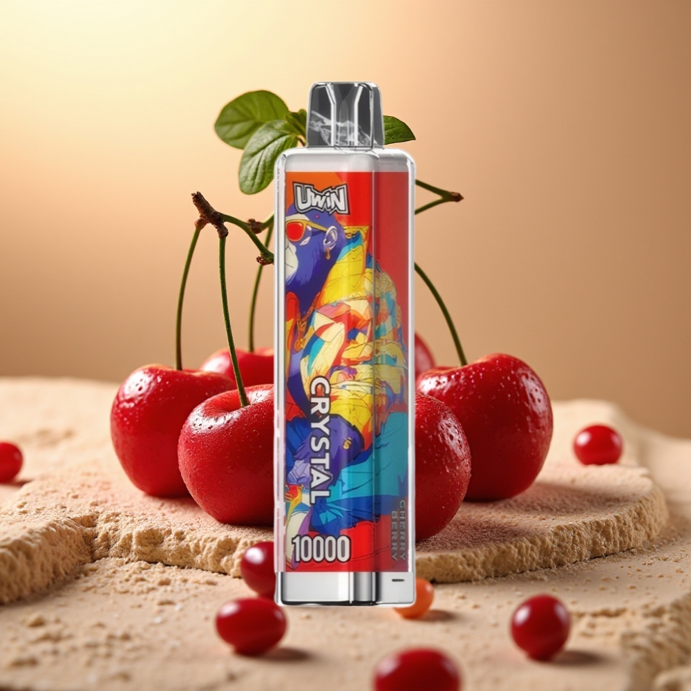 UWIN Crystal 10000 Puffs 18ml 650mAh RGB Trešnja-Bobica