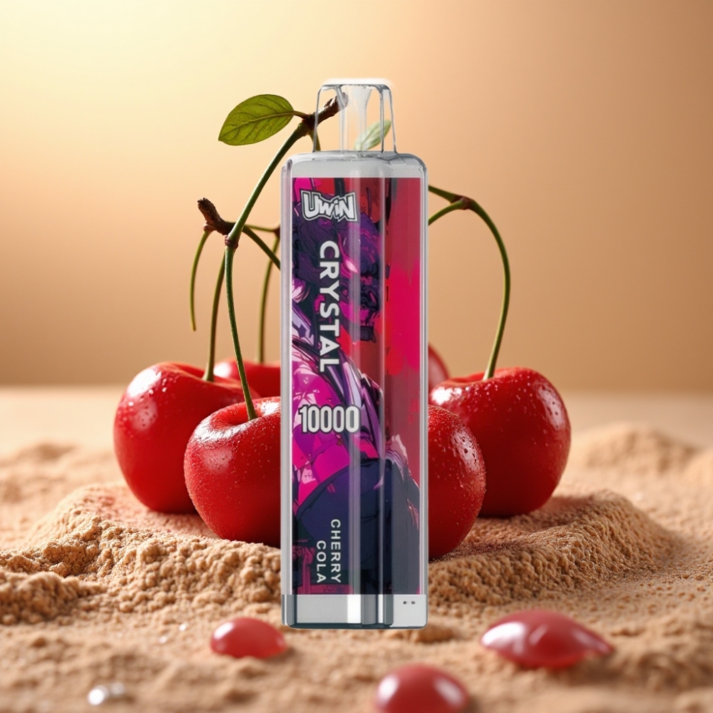 UWIN Crystal 10000 Puffs 18ml 650mAh RGB Trešnja Kola