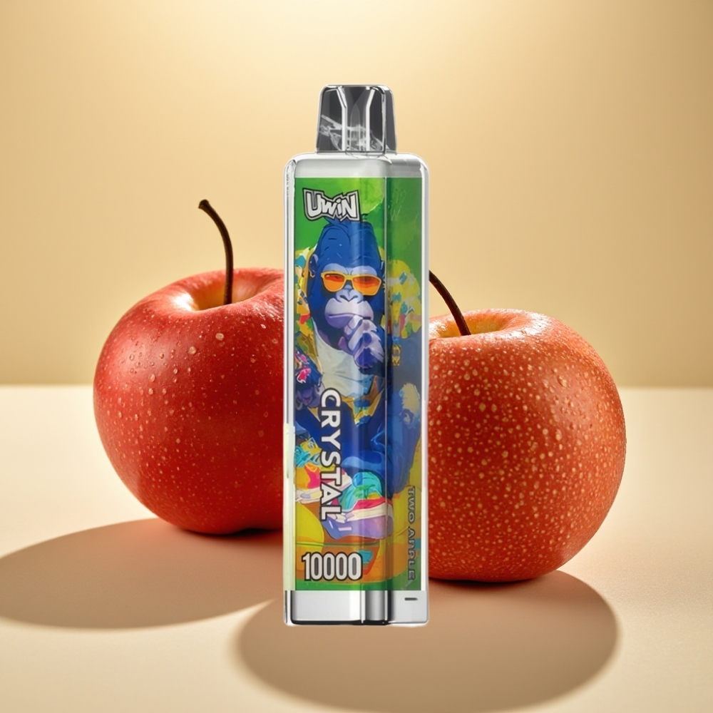 UWIN Crystal 10000 Puffs 18ml 650mAh Type-C RGB Dvije Jabuke