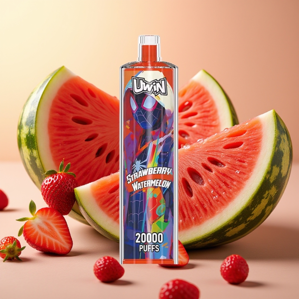 Uwin Shisha Hookah Crystal 20000 Puffs 22ml 650mAh Jagoda Lubenica