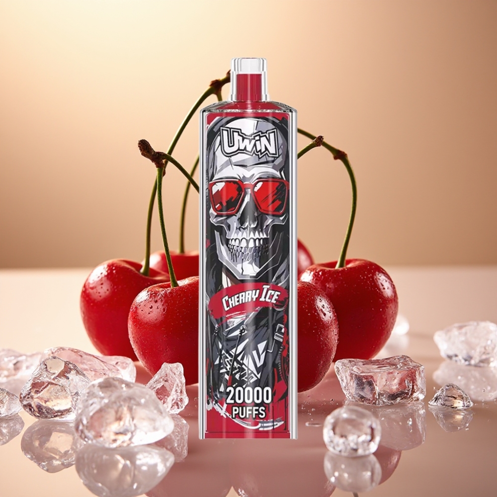 Uwin Shisha Hookah Crystal 20000 Puffs 22ml 650mAh Type-C Trešnja Led