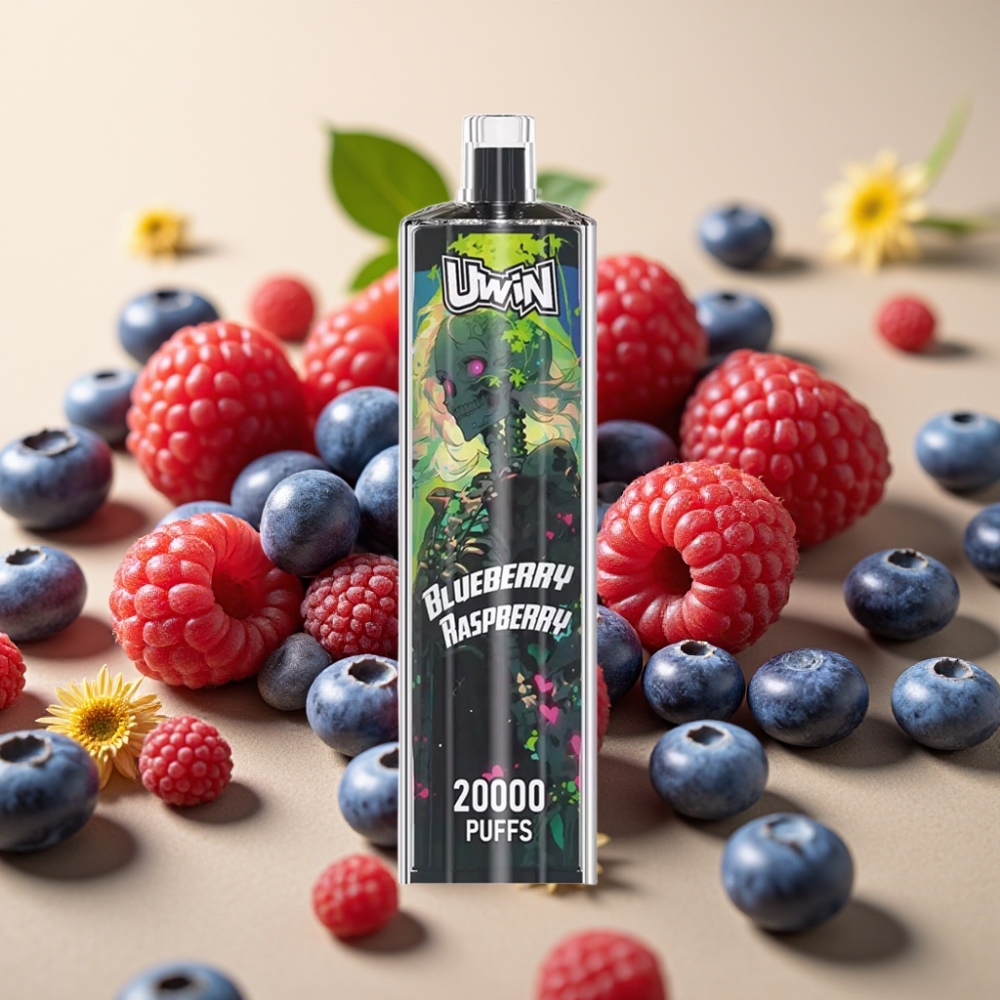 Uwin Shisha Hookah Crystal 20000 Puffs 22ml Type-C Borovnica Malina