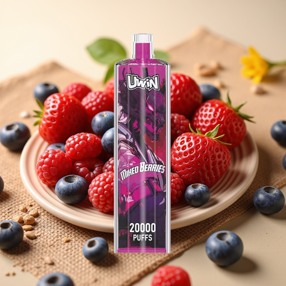 Uwin Shisha Hookah Crystal 20000 Pufova 22ml Mješovito Voće