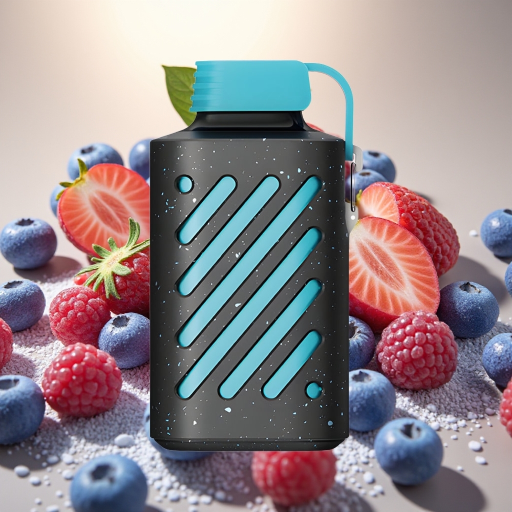 VOZOL GEAR 10000 20ml 50mg/ml Plava Malina Led