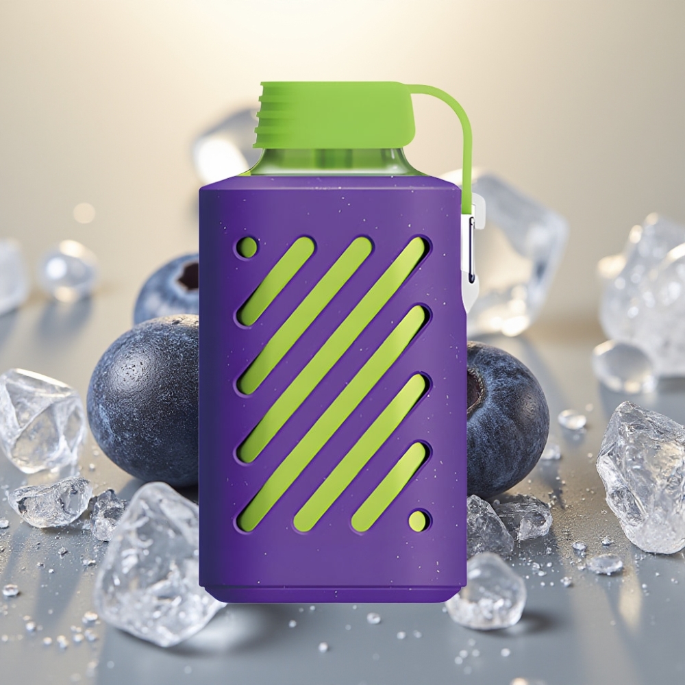 VOZOL GEAR 10000 Disposable Vape 10000 Puffova 20 ml Tekućine VAMT Mesh Coil Borovnica Led