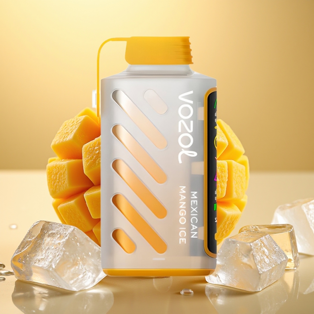 VOZOL Gear Power 20000 Puffs SiLC Tech Dual Mesh Coil 20mL 5 Meksički Mango Led