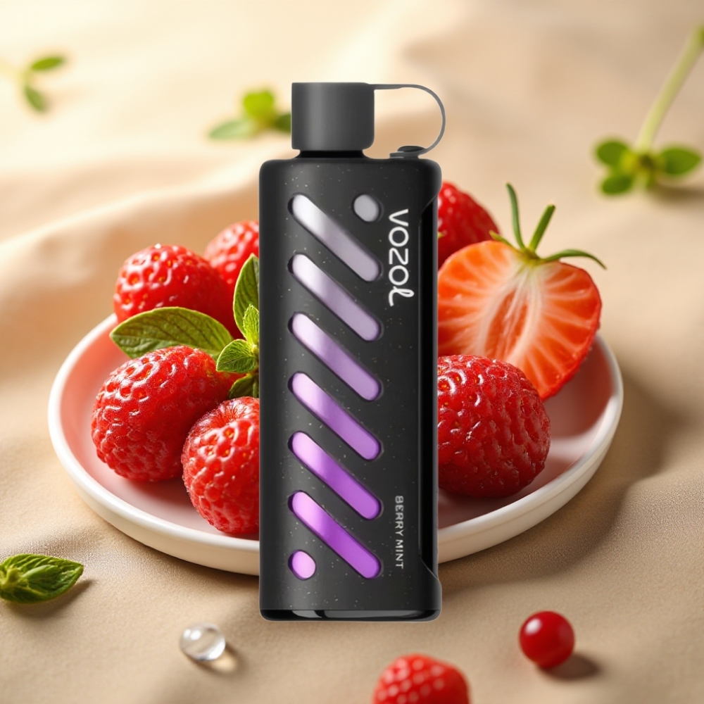 VOZOL Gear Shisha 25000 Puffs 1000mAh 5mg/ml Dual Mesh Jagoda Metvica