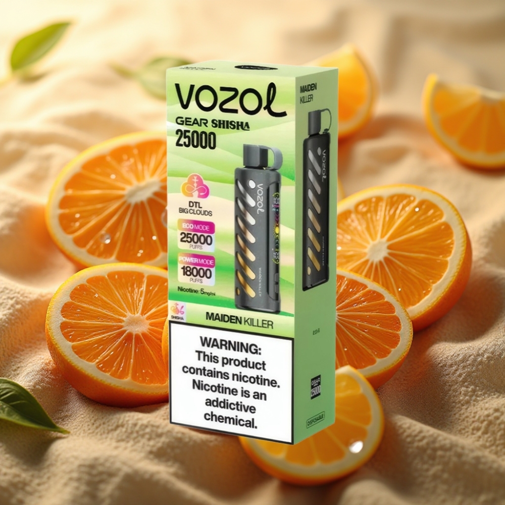 VOZOL Gear Shisha 25000 Puffs SiLC Tech Dual Mesh 1000mAh 5mg/ml Ubojica Djevojaka