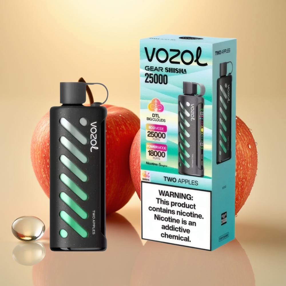 VOZOL Gear Shisha 25000 Puffs SiLC Tech Dual Mesh Dvije Jabuke