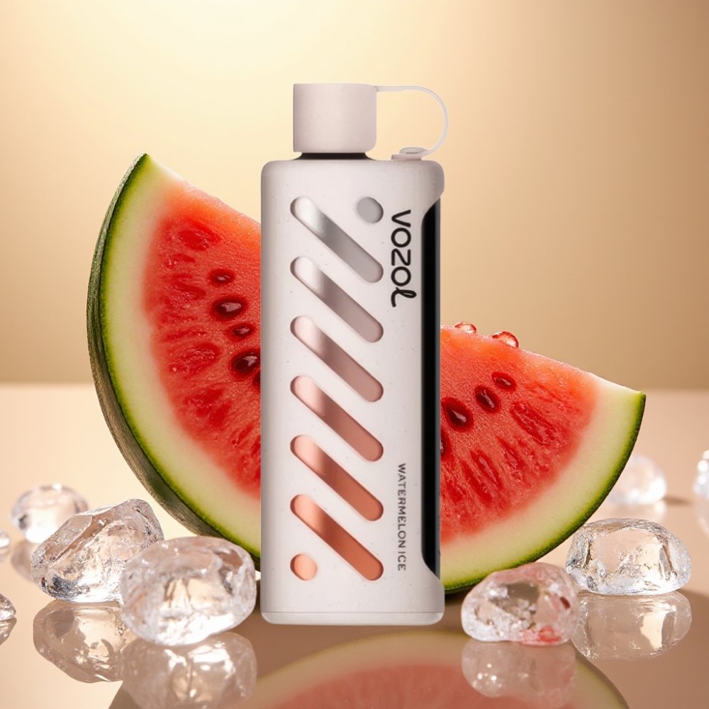 VOZOL Gear Shisha 25000 Pufova SiLC Tech Dual Mesh 1000mAh Lubenica Led