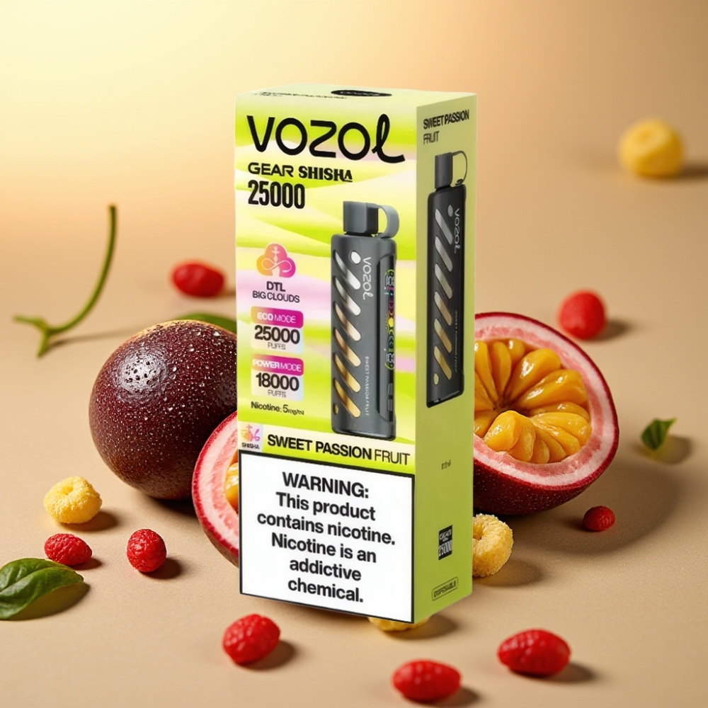 VOZOL Gear Šiša 25000 Pufova SiLC Tech Dual Mesh Slatka Marakuja