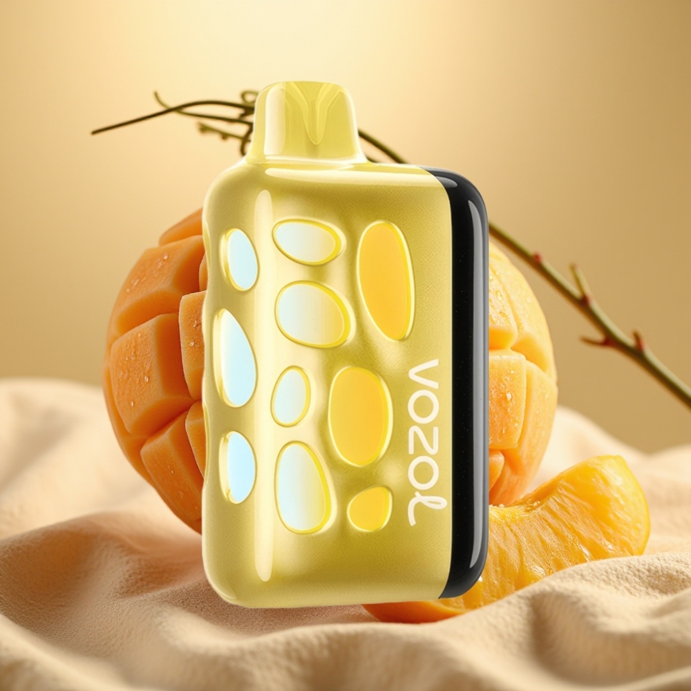 VOZOL RAVE 40000 Disposable 270° Vibrant Glow Beat-Synced Party Mode 1000mAh Mango Breskva