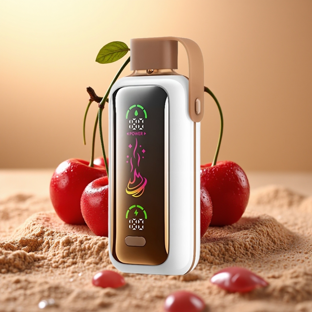 VOZOL Star 20000 Puffs 22 HD zrcalni ekran Dual mesh 650mAh Trešnja Cola