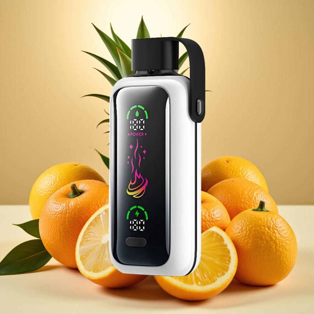 VOZOL Star 20000 Puffs 22 HD zrcalni zaslon Dual mesh 650mAh Naranča Ananas Ličija