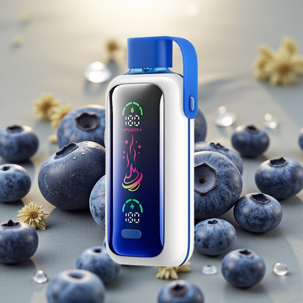 VOZOL Star 20000 Puffs 22 HD zrcalni zaslon Dual mesh 650mAh Plava oluja