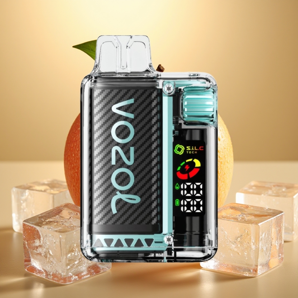 VOZOL Vista 20000 Puffs 650mAh 2 OLED SiLC Dual MTL Rechargeable Kisna Jabuka Led