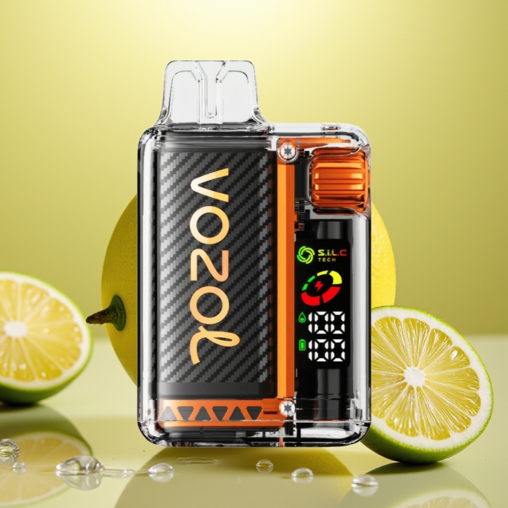 VOZOL Vista 20000 Puffs 650mAh 2 OLED SiLC Dual Mesh Limeta Limun