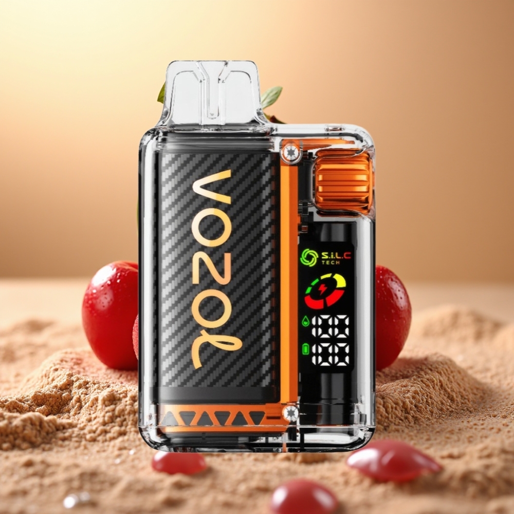 VOZOL Vista 20000 Puffs 650mAh 2 OLED SiLC Dual Mesh MTL PCR 65 Cherry Cola (Trešnja Cola)