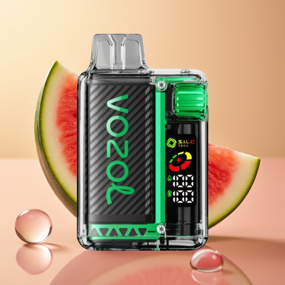 VOZOL Vista 20000 Puffs 650mAh OLED SiLC Tech Dual Mesh Bubica od lubenice