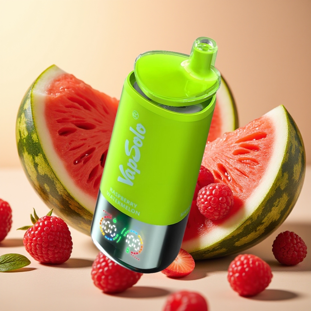 VapSolo Triple 30000 Puffs 40ml 20/50mg/ml Type-C Malina Lubenica