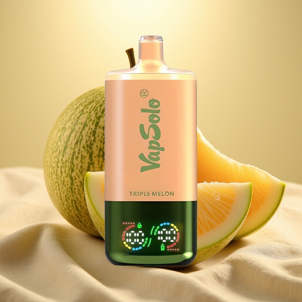 VapSolo Triple 30000 Puffs 40ml 20mg/50mg Tip-C Trostruka Dinja