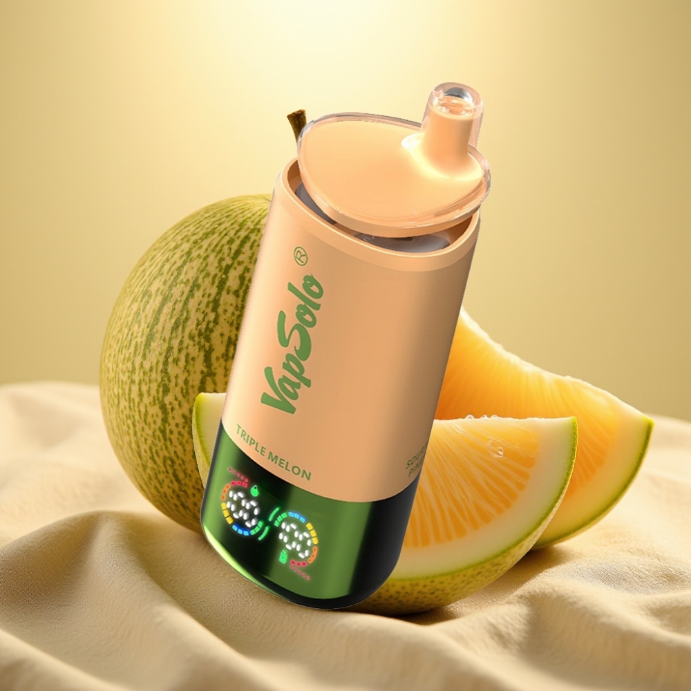 VapSolo Triple 30000 Puffs 40ml 20mg/50mg Tip-C Trostruka Dinja