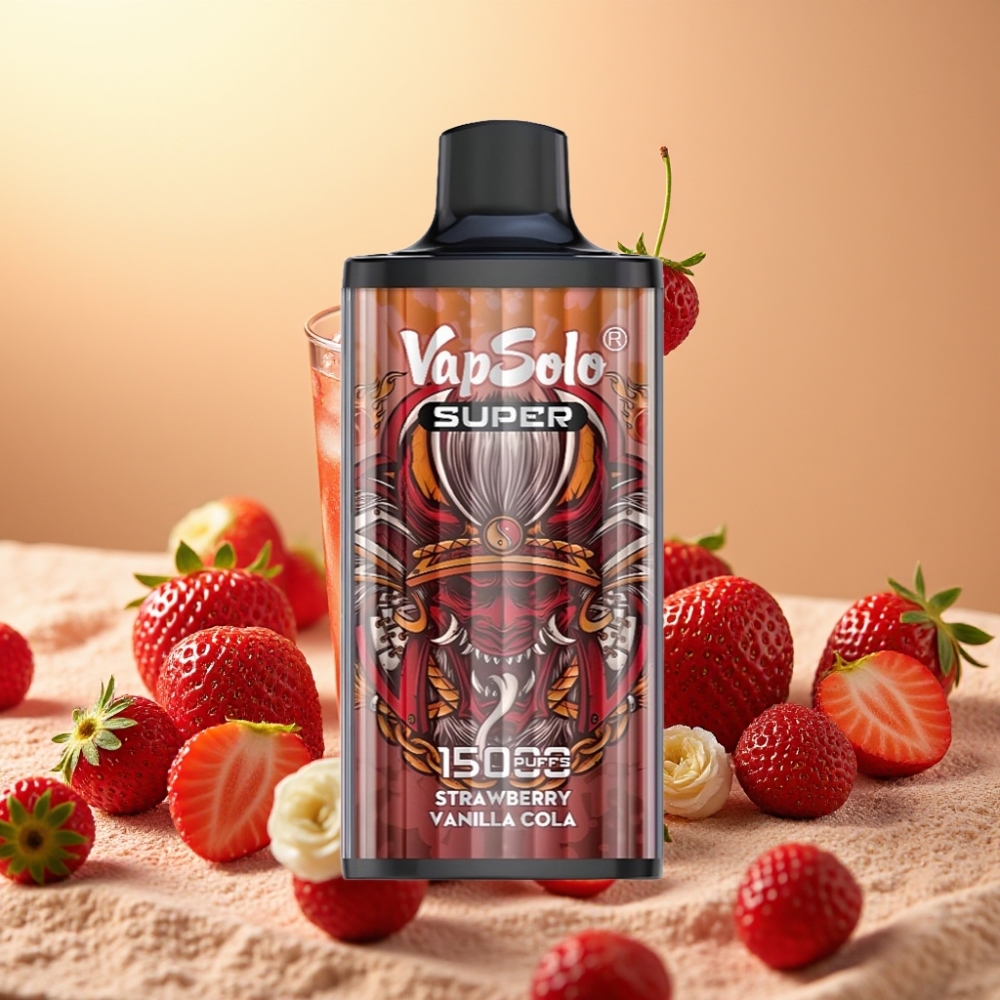 Vapsolo Super 15000 Puffovi 40ml 850mah Jagoda Vanilija Kola