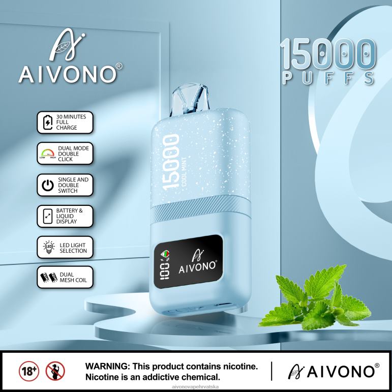 Aivono AIM magic 15000 hladna menta - F404262 Aivono Vape