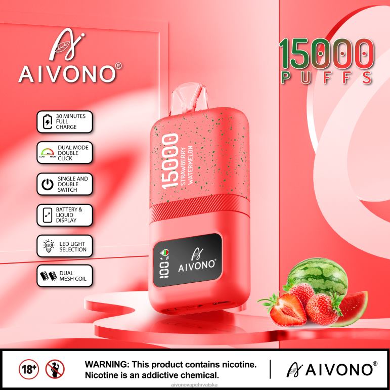 Aivono AIM magic 15000 jagoda lubenica - F404258 Aivono Vape