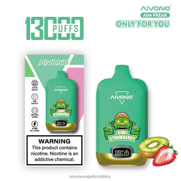 Aivono AIM FREAK 13000 kivi jagoda - F4042246 Aivono Vape