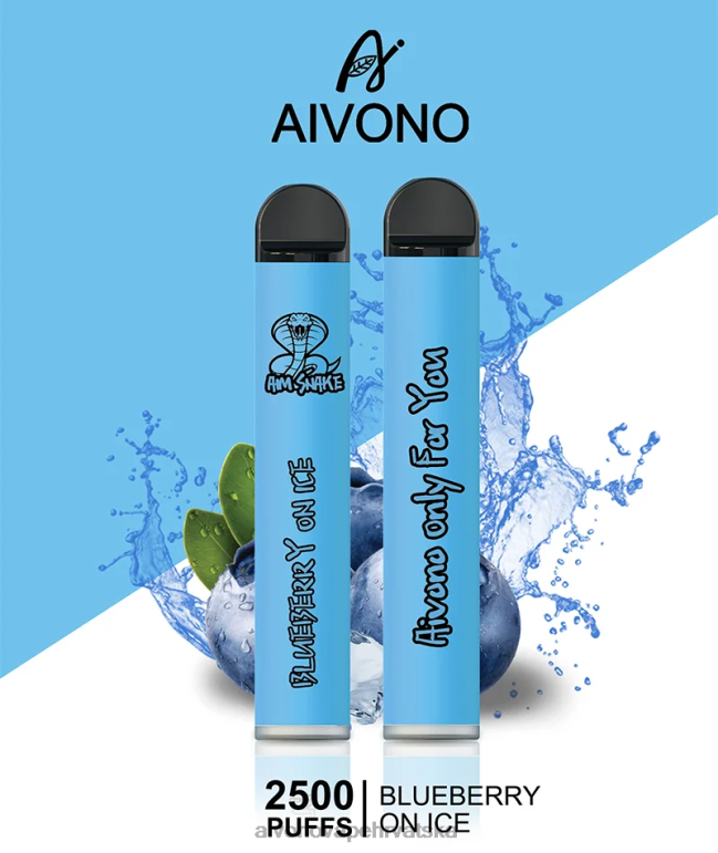 Aivono AIM SNAKE 2500 borovnica na ledu - F4042299 Aivono Vape Review