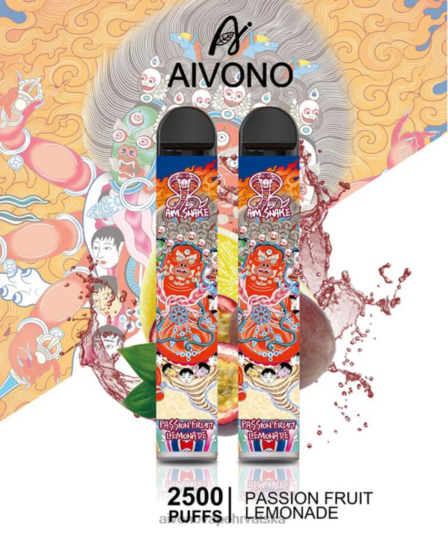 Aivono AIM SNAKE 2500 limunada od marakuje - F4042315 Aivono Vape Review