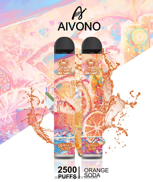 Aivono AIM SNAKE 2500 narančasta soda - F4042314 Aivono Vape