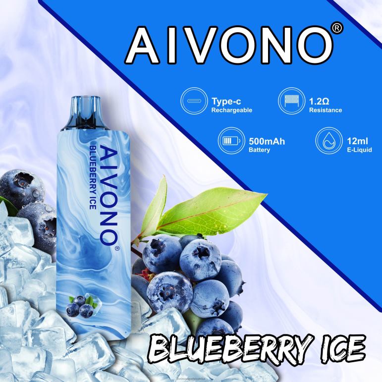 Aivono AIM GUN 7000 led od borovnice - F4042104 Aivono Vape Hrvatska