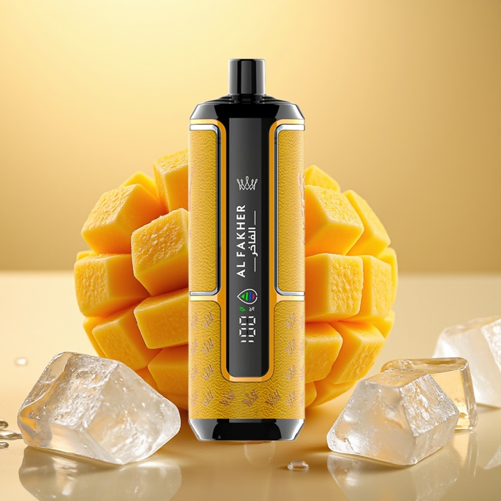 Al Fakher Crown Bar 15K Hypermax 15.000 Puffova 22ml 6mg/ml Mango Led