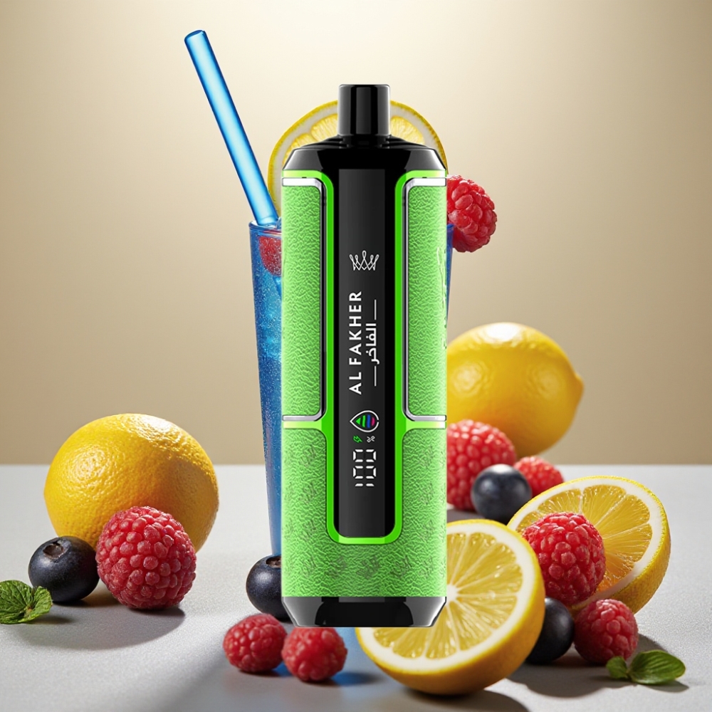 Al Fakher Crown Bar 15K Hypermax DTL 22ml 600mAh Plavi Razz Limunada