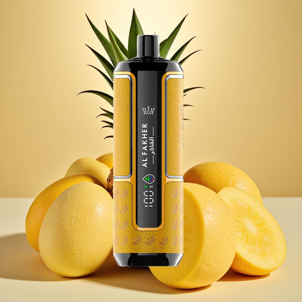Al Fakher Crown Bar 15K Hypermax Jednokratna Vape Pen – Mango Ananas (22ml, 600mAh, Type-C, DTL, 6mg/ml)