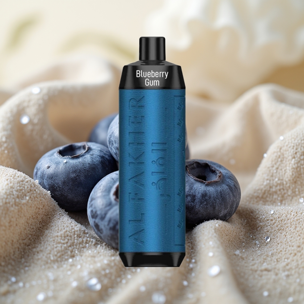 Al Fakher Crown Bar 8000 Cristal Jednokratna Vape – 18ml, 5mg, 0.6ohm, Žvakaća Guma s Okusom Borovnice