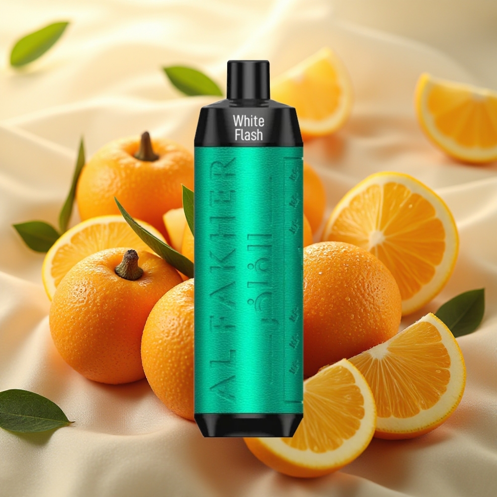 Al Fakher Crown Bar 8000 Cristal Jednokratna Vape - Bijela Bljesak, 600mAh, 18ml, 5mg, 0.6ohm