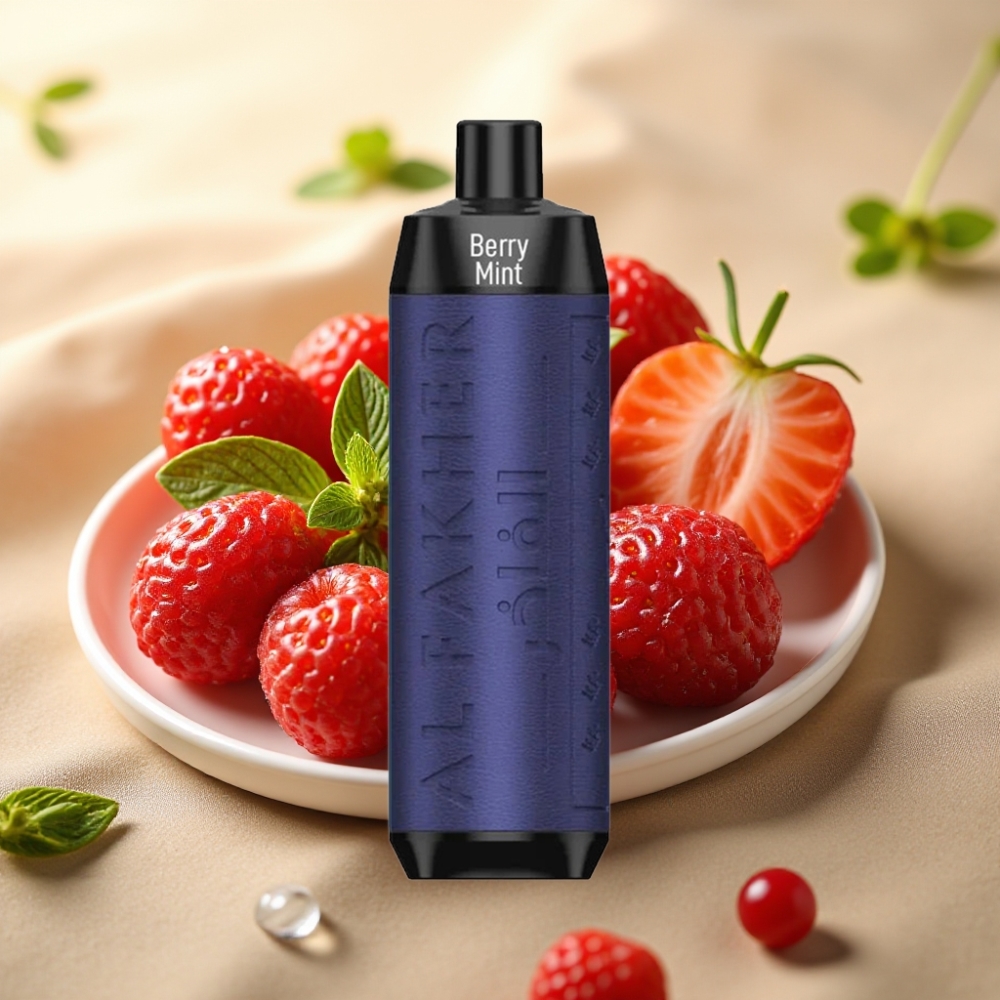 Al Fakher Crown Bar 8000 Cristal Jednokratna Vape Jagoda Metvica 18ml 5mg