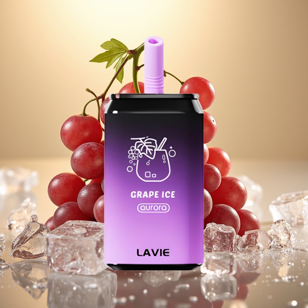 LAVIE Aurora 11000 Puffs 22ML 650mAh Type C Grožđe Led