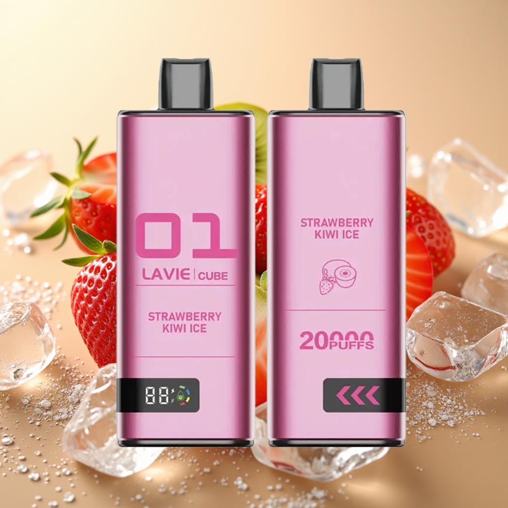 Lavie Cube 20000 Puffs 28ML 5% Jagoda Kiwi Led Disposable Vape