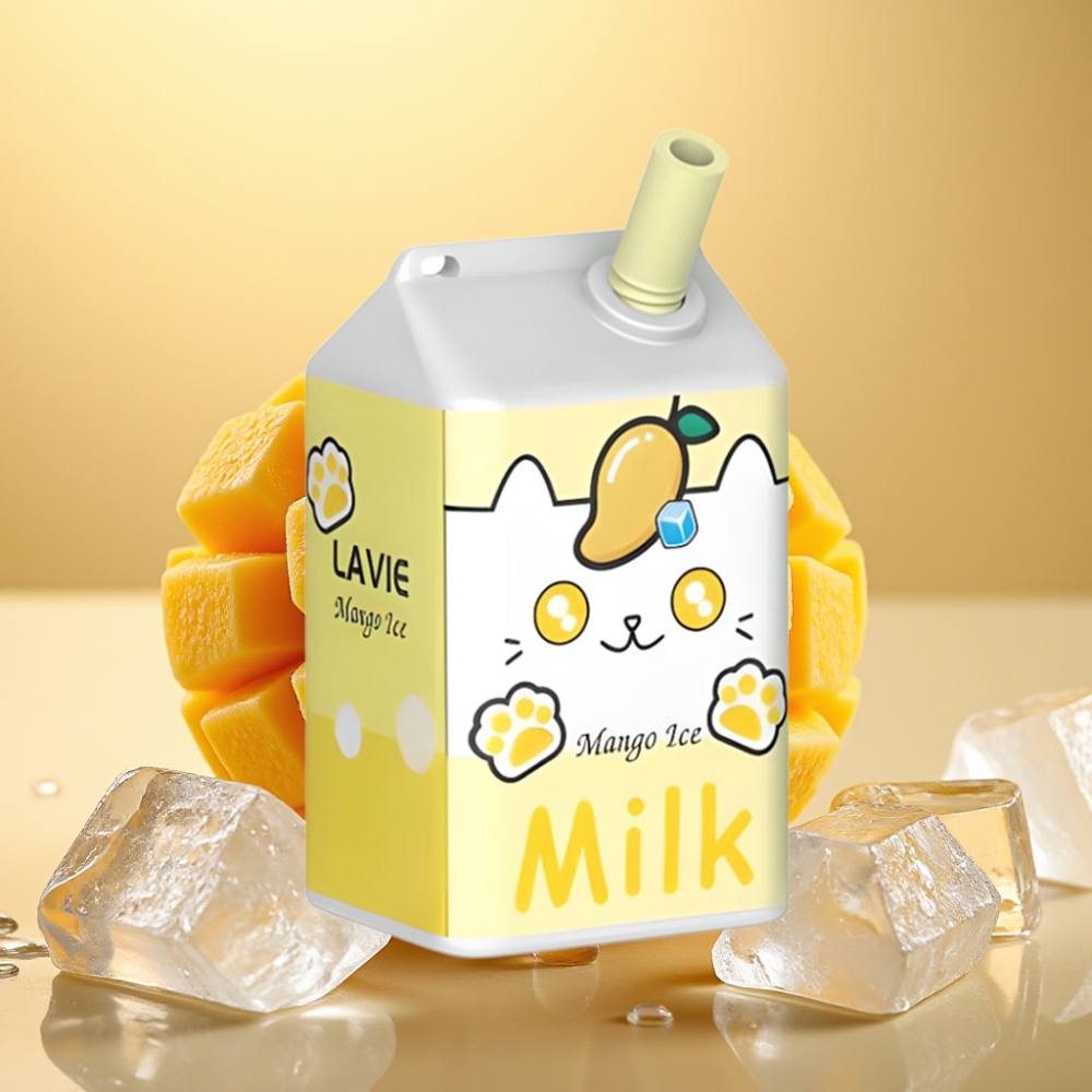 LAVIE Milk 7000 Puffs 16ML 600mAh Type C Mango Led (Mango Ice)