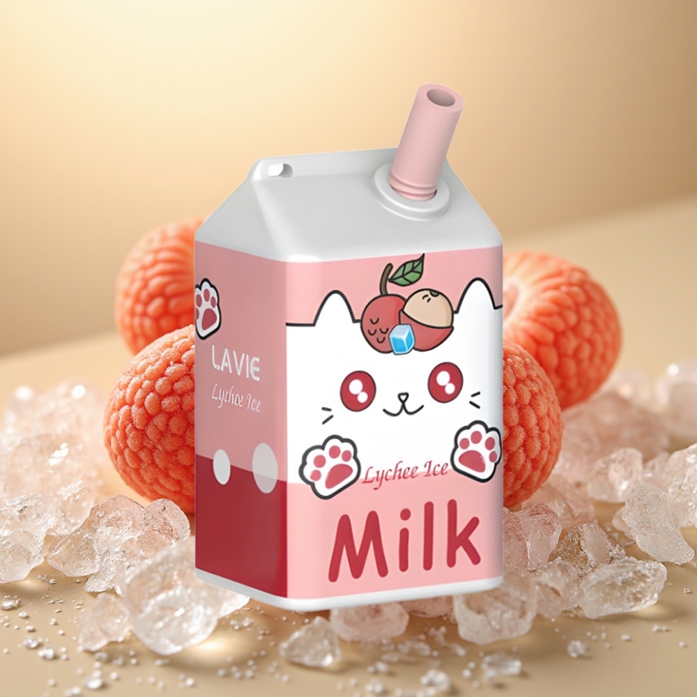 LAVIE Milk 7000 Puffs 16ML Lychee Led (Litchi Led) 600mAh Type C