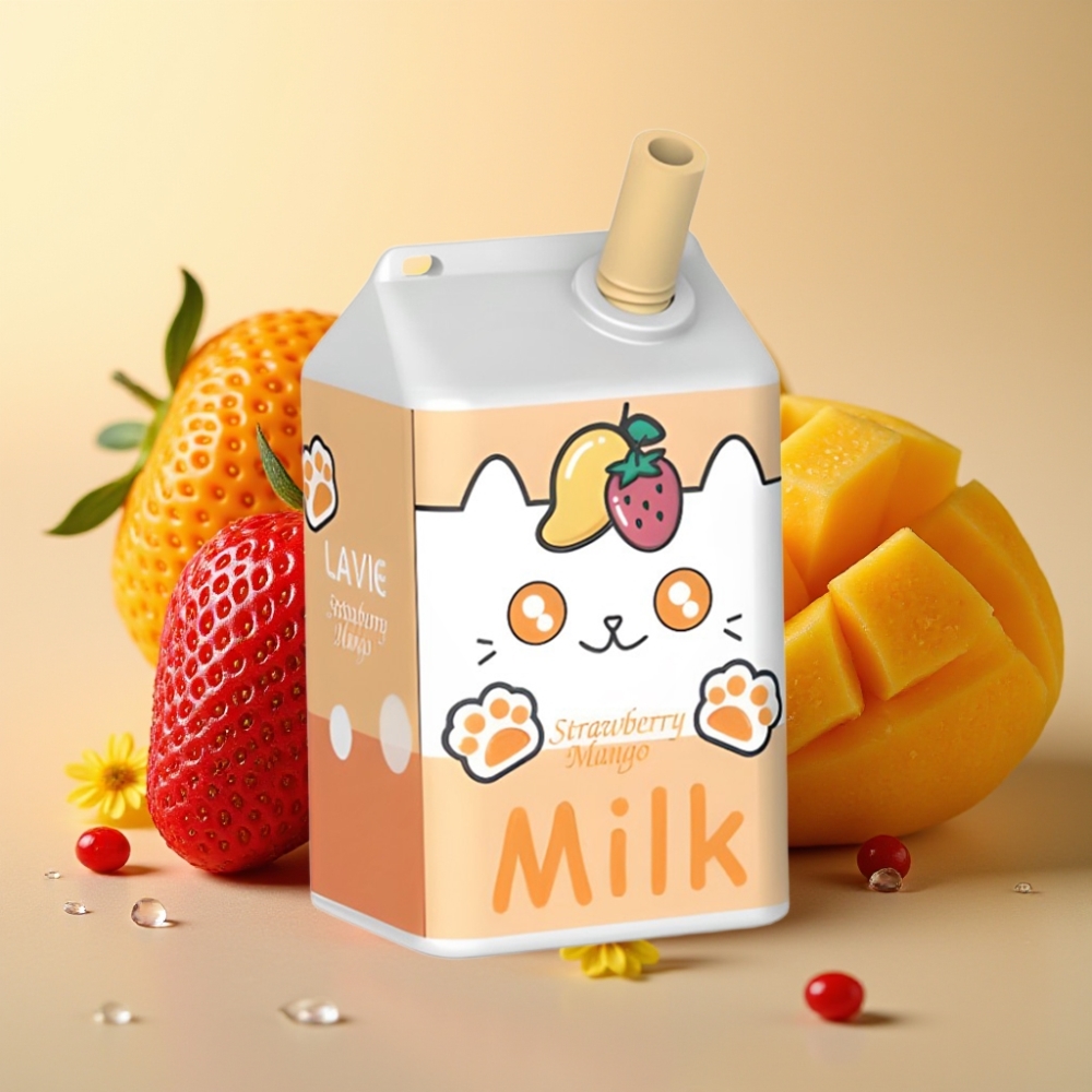LAVIE Milk 7000 Pufova 16ML 5% Nikotina Jagoda Mango USB Type C