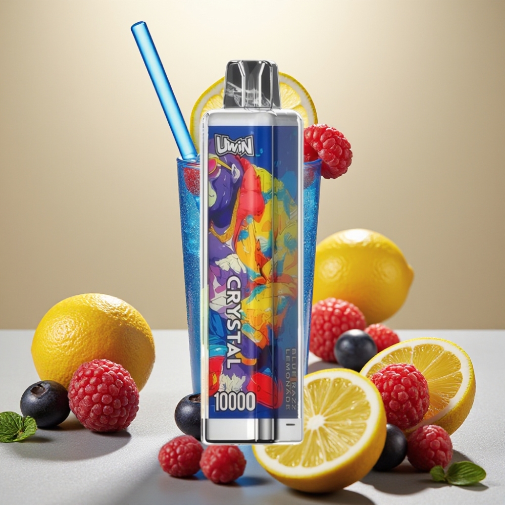 UWIN Crystal 10.000 Puffova 18ml 650mAh Plava Malina Limunada