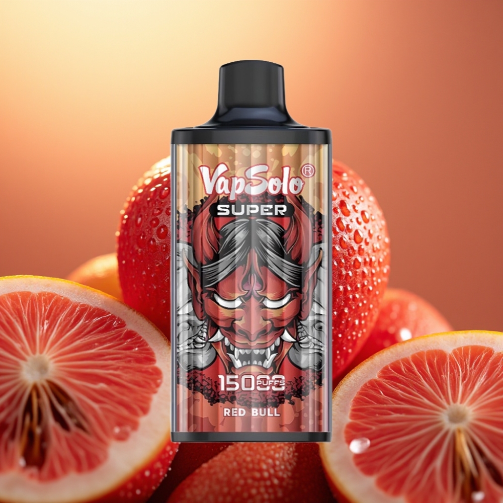 Vapsolo Super 15000 Puffs 40ml 850mah Type-C Crveni Bik
