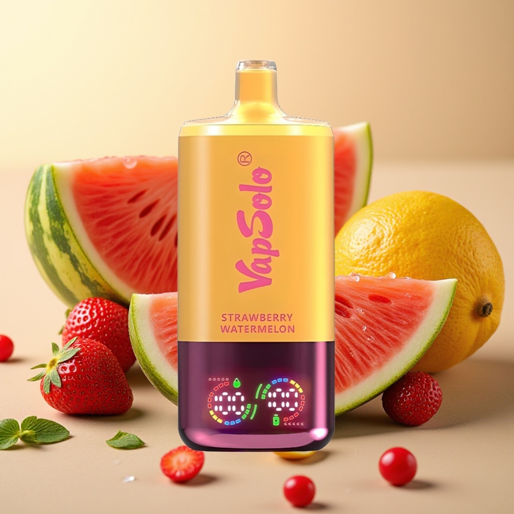 VapSolo Triple 30000 Puffs 40ml 20/50mg Tip-C Jagoda Lubenica & Limun Breskva